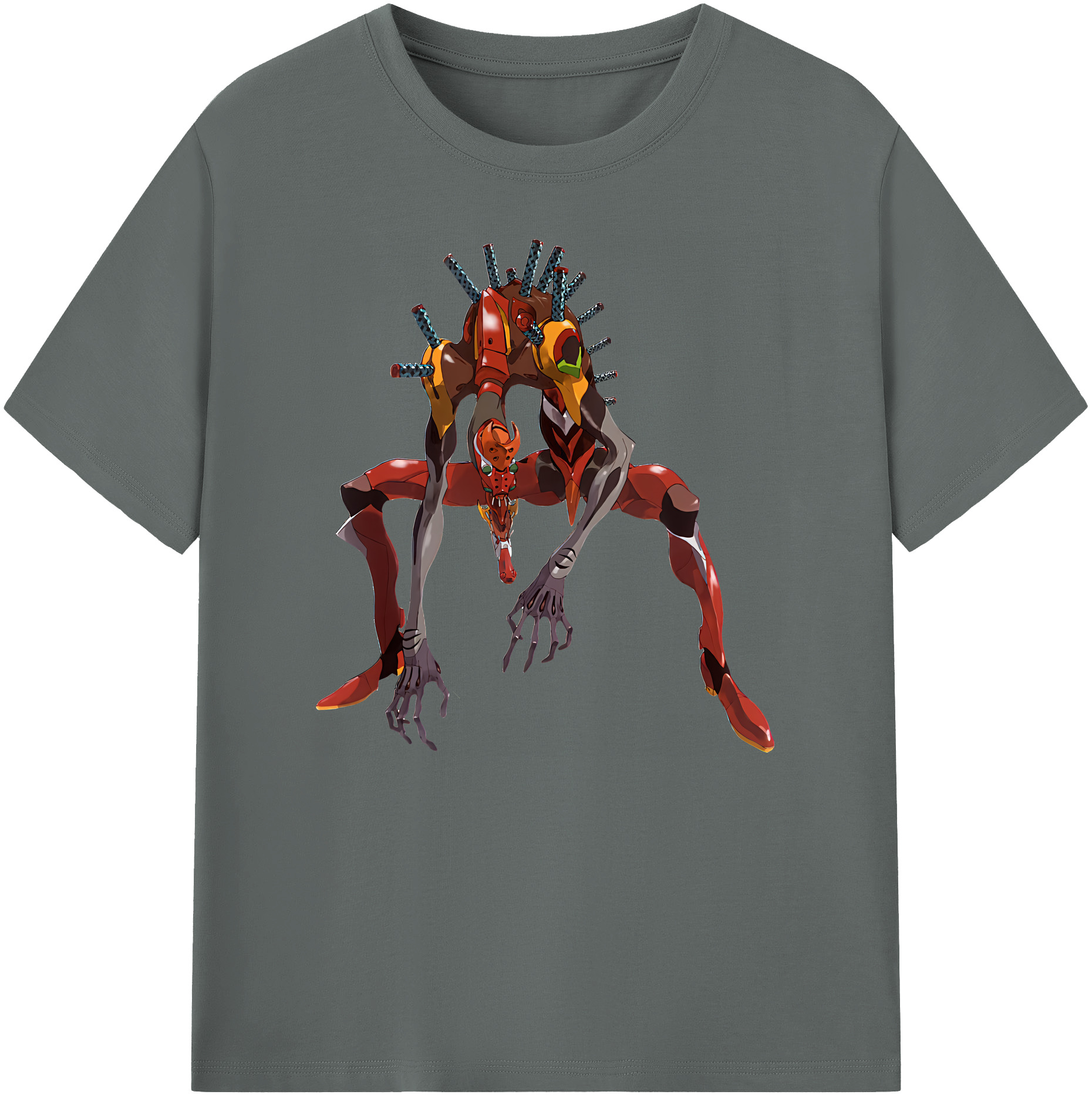 （画像用） EVA 新世紀エヴァンゲリオン 綿100％ メンズ半袖Tシャツ｜肌触りやわらか＆通気性